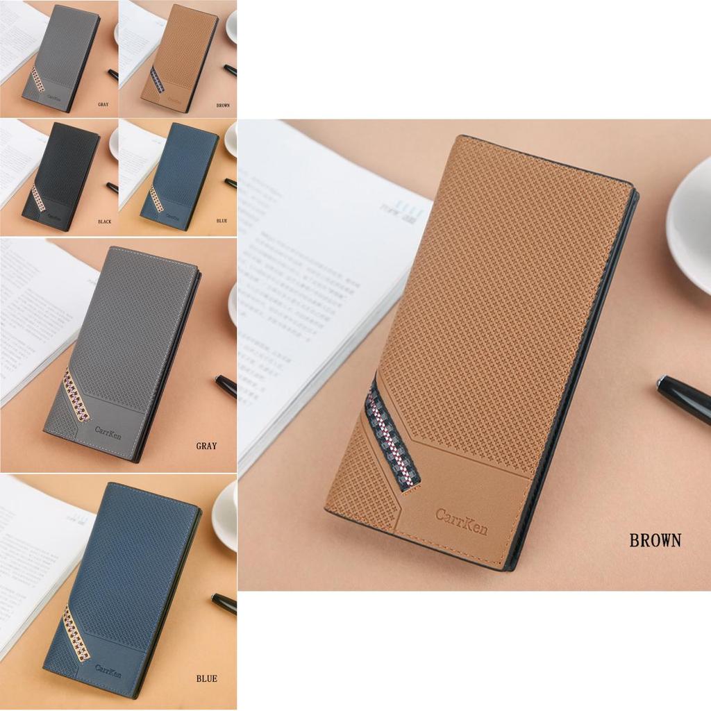 Premium Soft Pu Men's Leather Wallet With Bifold Design For Cash And Credit Card Storage