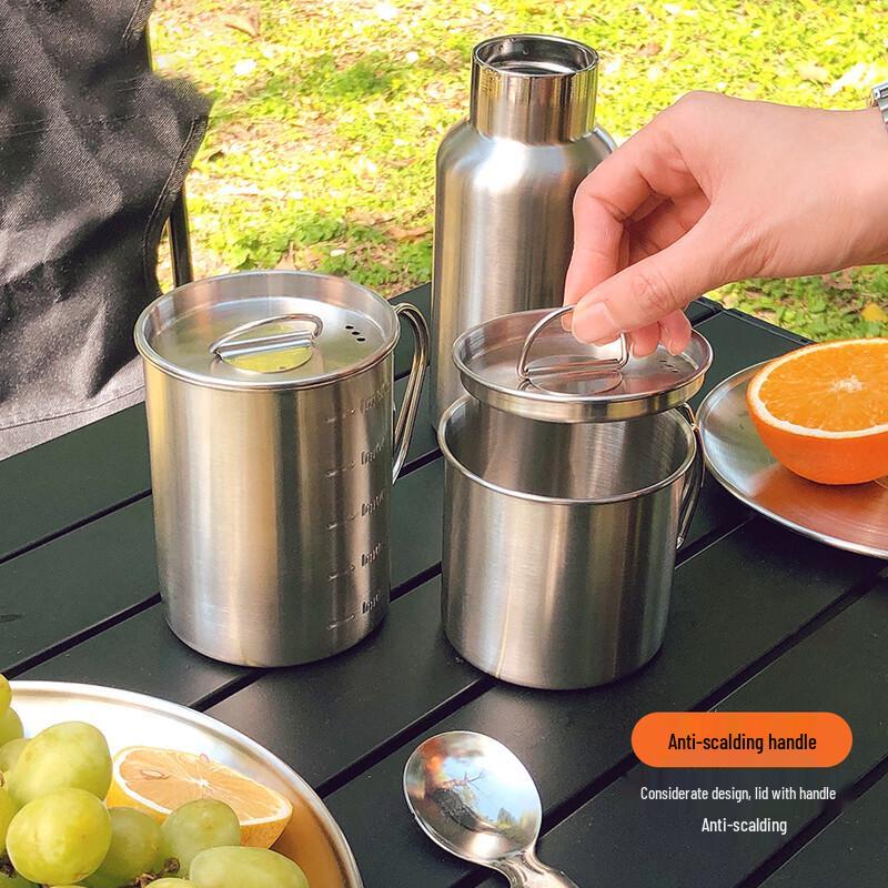 Portable 304 Stainless Steel Camping Mug