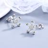 Flower Earrings Women's Korean-Style Fresh S925 Sterling Silver Earrings Simple All-Match SUNFLOWER Earrings