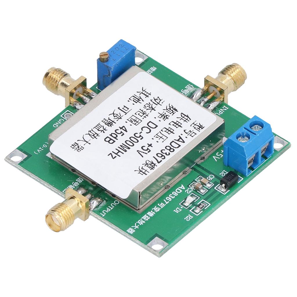 Modul amplificator de semnal RF cu bandă largă AD8367, 500 MHz, 45 dB, câștig variabil liniar, AGC, VCA, 0-1 V