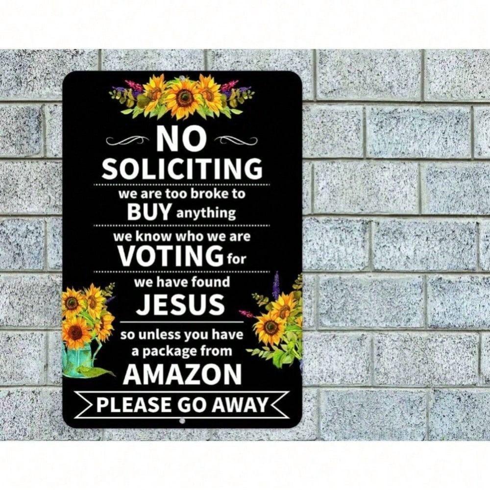 Decorative Metal Wall Sign 20x30cm Vintage Tin Plate Retro Home Decor