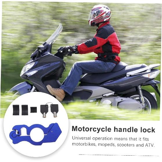 GLEAVI 1 Set Horn Lock Throttle Lock Security Lock for Motorcycle Anti- Lock for Motorcycle Handlebar Security Lock Motorcycle Supplies Motorcycle