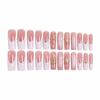 French 3D Flower Water Drop Fake Nail Tips