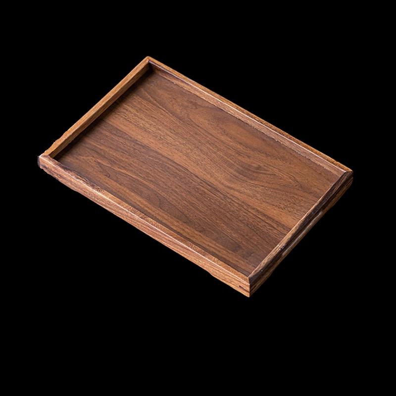 Chinese Walnut Wood Tea Tray