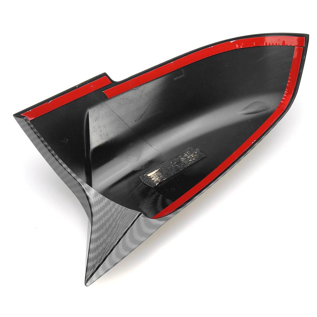 2pcs Auto Car Rear View Side Mirror Cover Trim For BMW F21 F22 F30 F32 F33 F34 F35 F36 E84 2012-2019 Carbon Fiber Style
