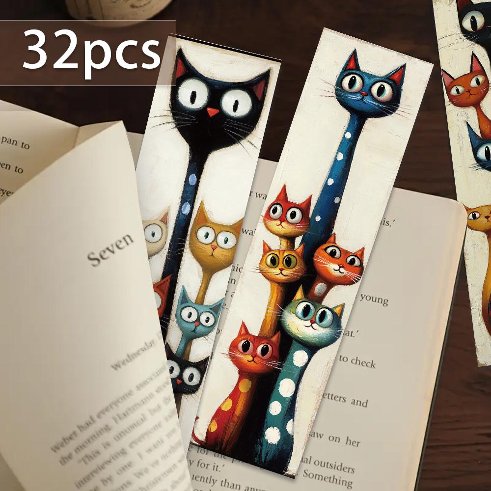 32pcs, Funny Bookmarks Bookmarks, Back To School Season, Christmas, Halloween, Suitable for Teachers, Readers, and Birthdays.