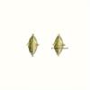 1 Pair of Stylish and Simple Olive Green Earrings, with A Changeable Temperament, Suitable for Daily Commuting. Mini Exquisite Earrings