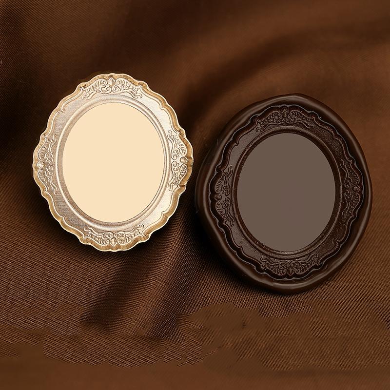 Matte Photo Frame Stamp Sealing Wax Stamp Head Fire Paint Lacquer Copper Seal Wax Stamp Heads Envelope Wedding Party Invitation