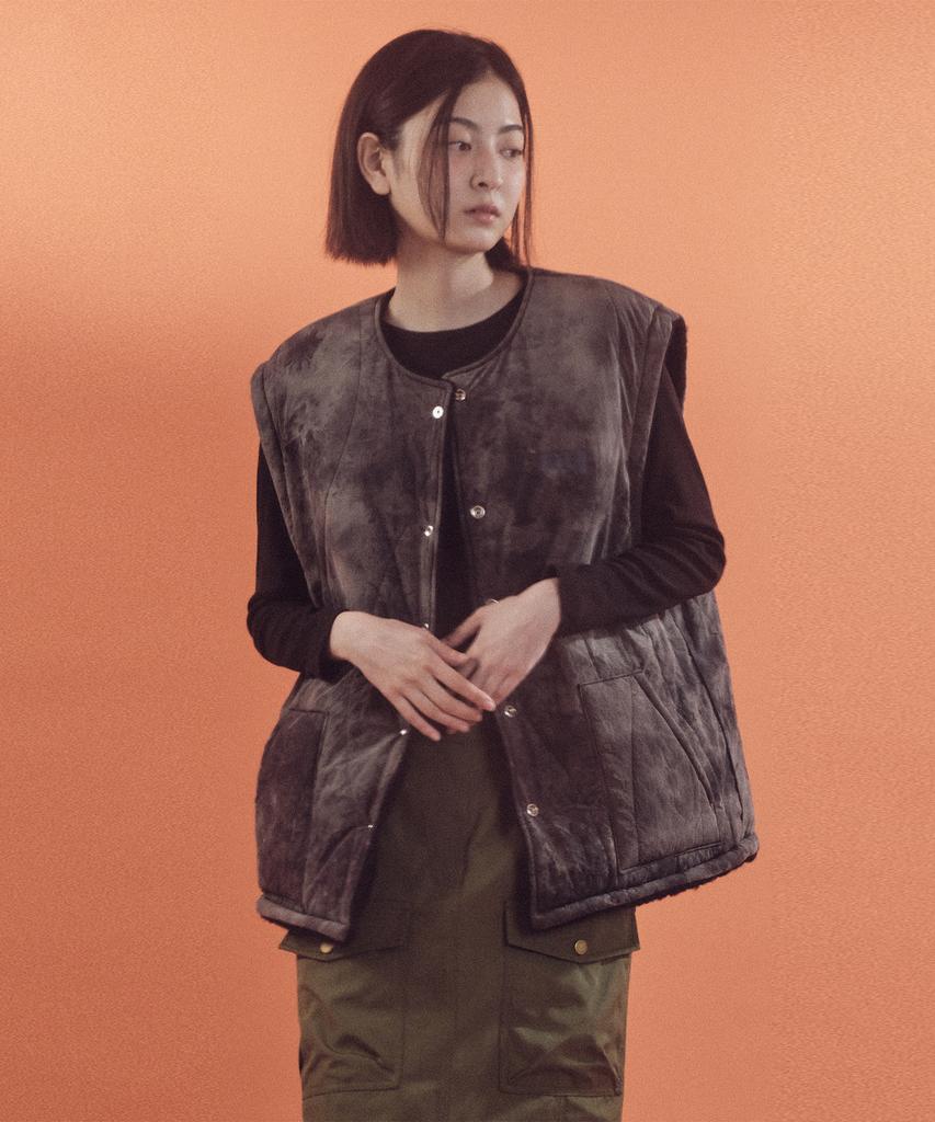 Mayol Unisex Alpaca Embroidered Reversible Vest_Black