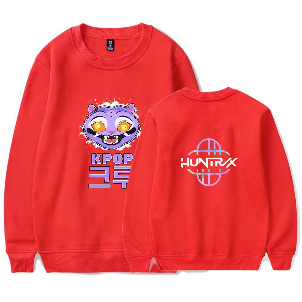 

Горячая Мода KPop Охотники на Демонов Мультяшный Принт Оверсайз Худи Женщины Мужчины Круглый Вырез Длинный Рукав Свитшот Повседневный Спортивный Костюм XXS красный