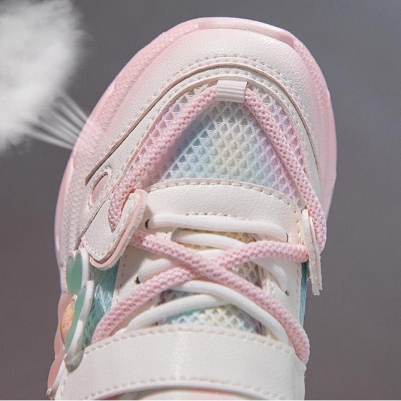 Children's Tennis Shoes Autumn New Breathable Girls Comfortable Wear-Resistant Soft Sole Sneakers