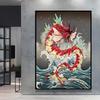 Print on Canvas Pokemon Swampert Poster Comics Pictures Not Fading Home Living Room Bedroom Wall Decoration Friends Gifts