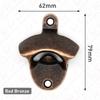 KAK Wall Mounted Bottle Opener Vintage Bronze Wine Beer Hanging Open Corkscrew Zinc Alloy Home Kitchen Hardware Gadget Tools