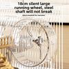 60cm Großer Acryl-Hamsterkäfig mit Vollsicht-Design Premium Syrischer Hamster-Villa Abnehmbare Schublade & Laufrad Zuchtbox
