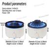 560 ml Vulkan Flamme Luftbefeuchter Hause Elektrische Ätherisches Öl Aroma Diffusor Quallen Rauch Ring Sprayer Mit Fernbedienung