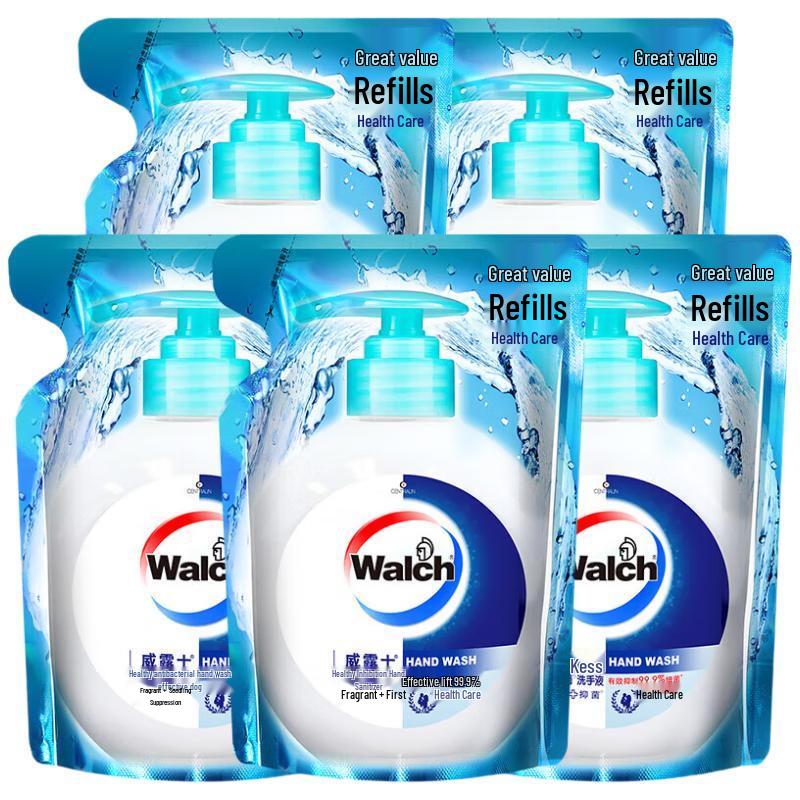 Walch Health Antibacterial Hand Sanitizer Refill Pouch (5 x 525ml)