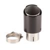 Stainless Steel Carbon   Car Pipe Tip Tip 63mm Output 89mm Polished Finish Enhanced Performance for Auto SUV