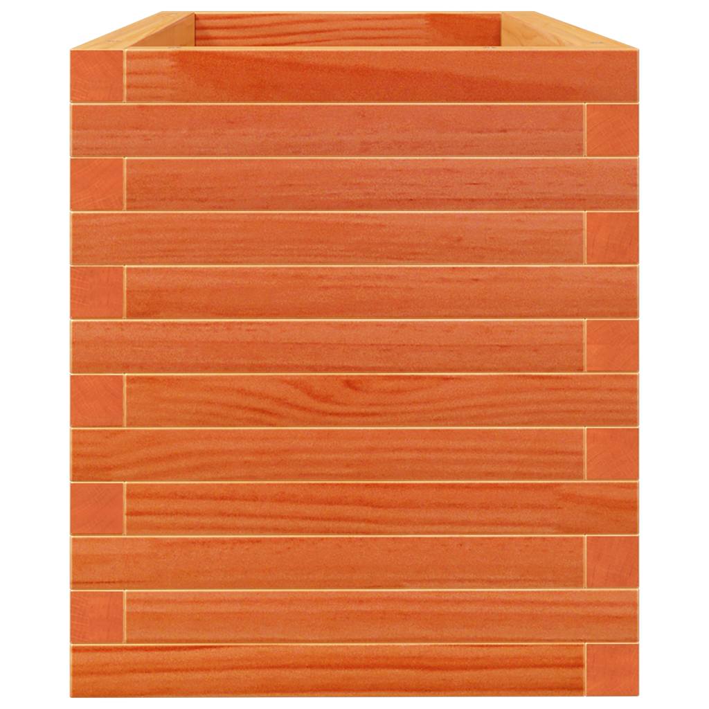 Vidaxl Garden Planter, Waxed Brown, 90X40X45.5 Cm, Pine Wood