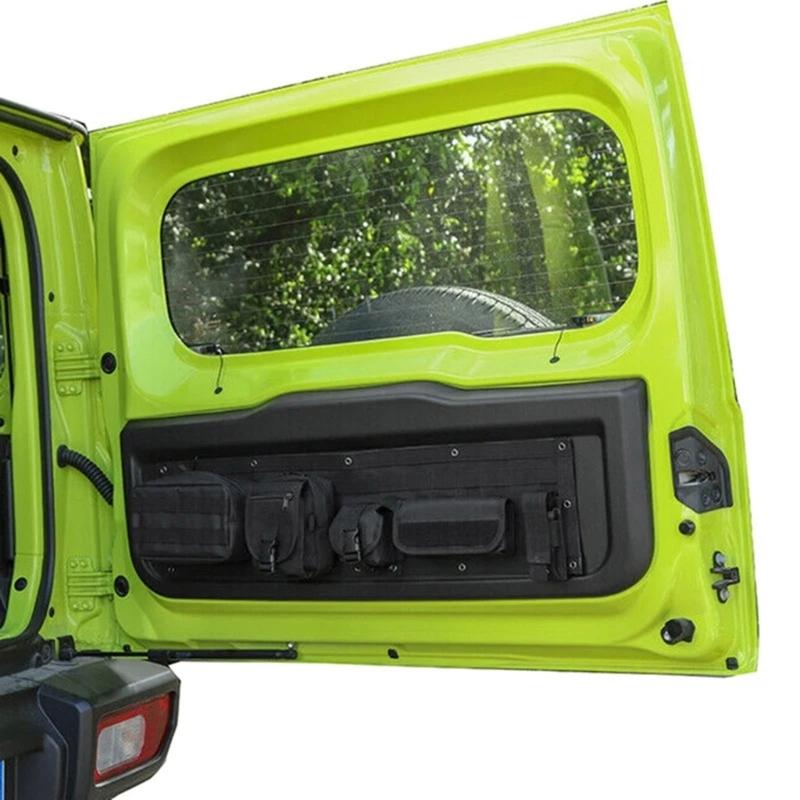 Large Capacity Space Saving Trunk Organizer Luggage Storage Bag Tailgate Organizer for Jimny JB43 JB64 JB74 Easy to Fold