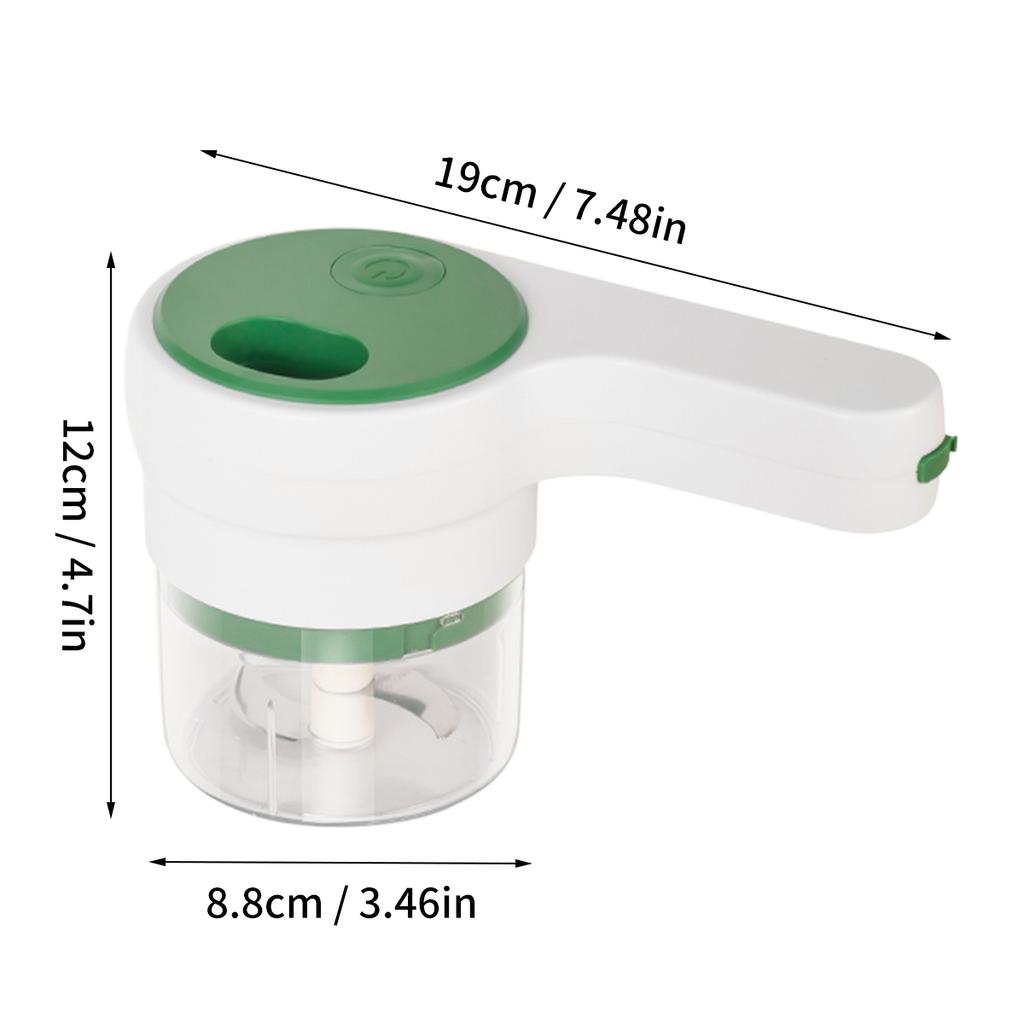 Electric Ginger Garlic Chopper Meat Grinder Multifunctional Handheld Portable Food Masher Slicer Kitchen Gadget