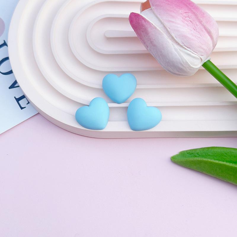 Peach Heart Resin Accessories: DIY Phone Case, Water Cup Patch, Car Storage, Shoe & Clothing Headdress