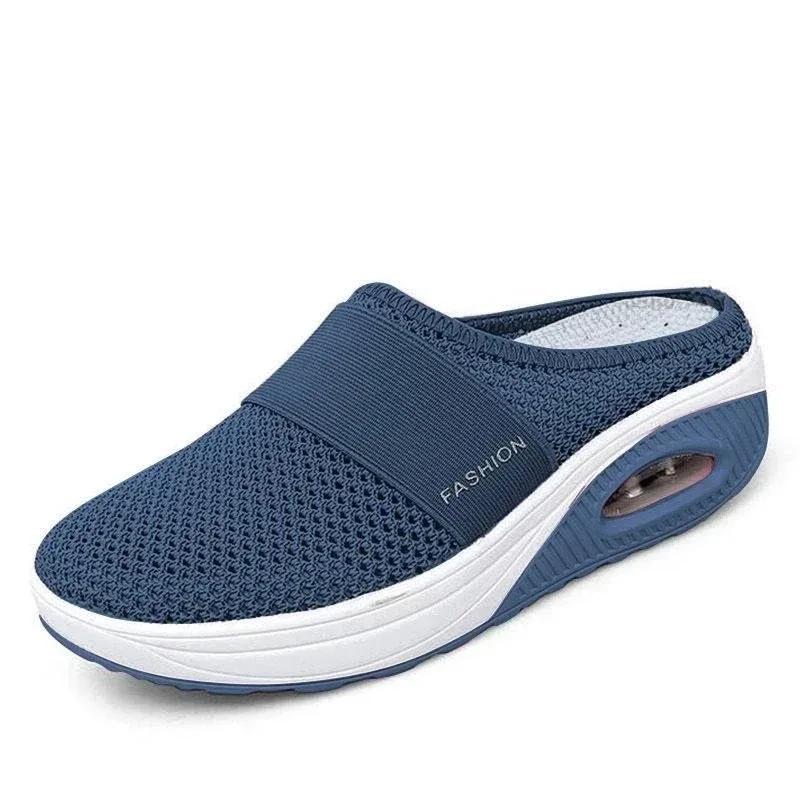 Plus Size 43 Dámské Pantofle na klín Air Platforma Prvotřídní Pantofle Vintage Protiskluzové Ležérní Žena Retro boty Dámské sandály