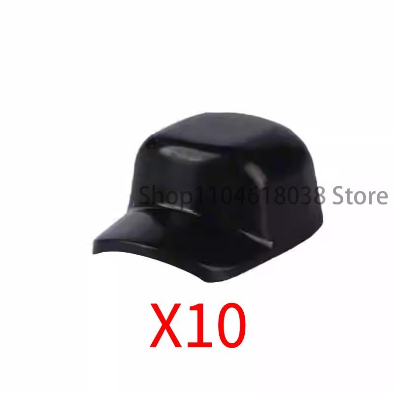 MOC Medieval Soldier Building Blocks King Beard Military Helmet Scarf Goggles Belt Cowboy Hat Duck Cap Mini Toys Bricks Gifts