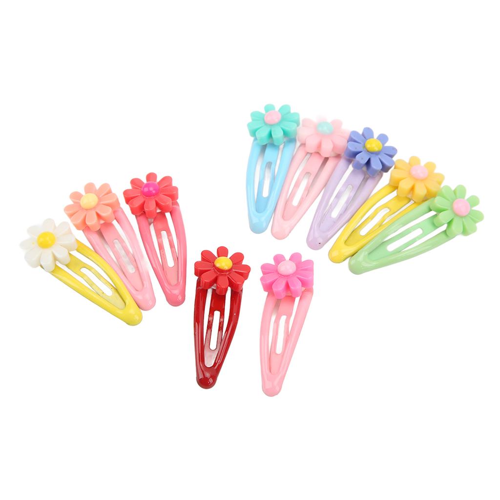 20pcs Mini Pet Hair Clips Multiple Colors Cute Dog Cat Flower Hairpins for Daily Party