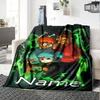 Customiz Name Personality Sally Face Blanket Soft &Warm Sofa Office Bed Travel Lunch Break Blanket, Gift Suitable All Seasons