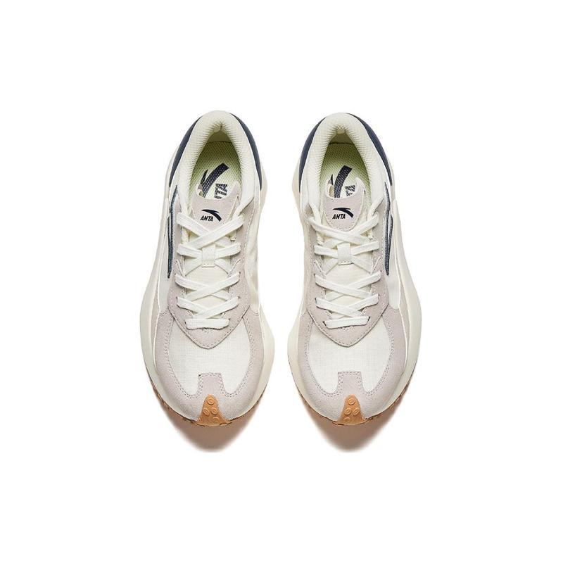 Anta Rock Sugar 4 Cushioning Anti-Slip And Wear-Resistant Low-Top Casual Shoes Women's Ivory White Sneakers 922428802-1
