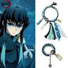 Demon Slayer Tokitou Muichirou Anime-tillbehör Kreativ Kasumi-pelare Ton-i-ton Dekorativ Flätad Armband Högvärdiga Gåvor