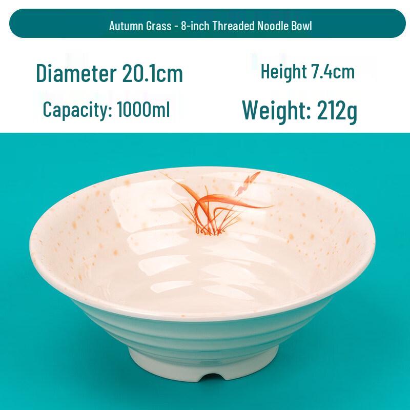 Melamine Anti-fall Noodle & Soup Bowl