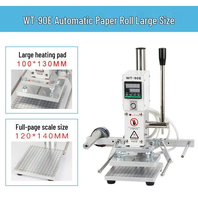 Small Manual Leather Hot Stamping Branding Machine