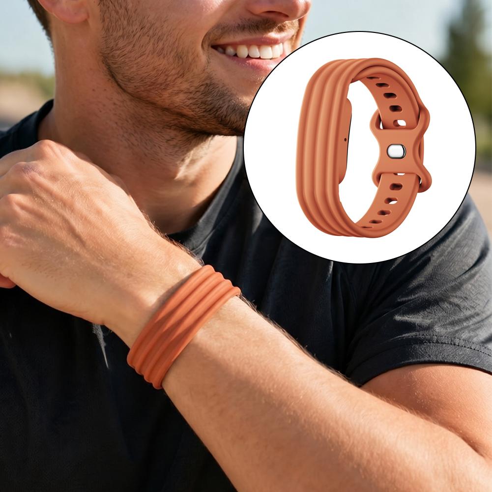Cinturino Morbido in Silicone per Orologio Sportivo per Google Fitbit Air Braccialetto Regolabile Cinturino di Ricambio Accessori Fitness Tracker