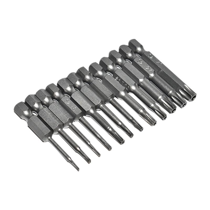 Hex Shank Star Bit Set: High Hardness Magnetic Screwdriver and Drill Set