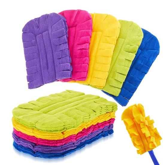 Mop Cover Reusable Washable Dust Duster Refills with Dense Microfiber 360-Degree Cleaning Excellent Dust Hair Remover