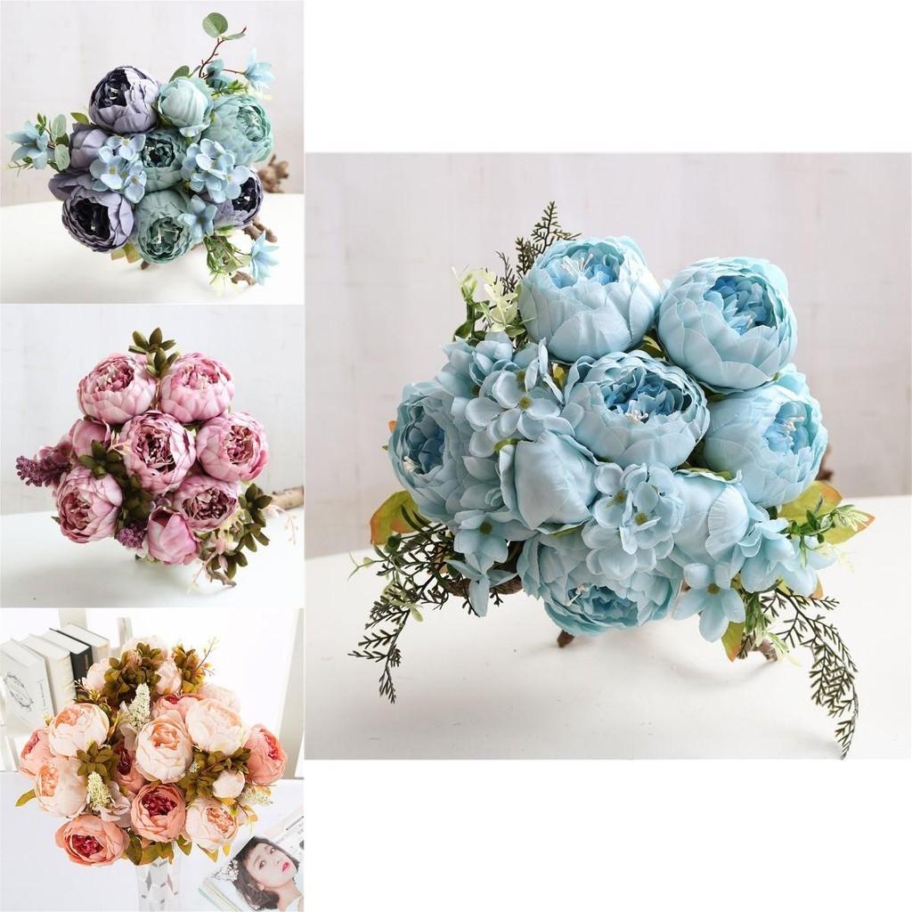Colored Artificial Peony Flowers Perfect For Home Party Decoration**