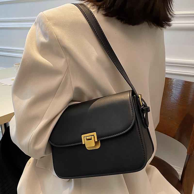 Small bag women's new fashion texture niche messenger bag women's shoulder small square bag versatile