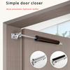 Sliding Door Limiter Automatic Spring Door Closer Limit Buffer Speed 90 Degree Positioning Closure Folding Hardware Home Lock