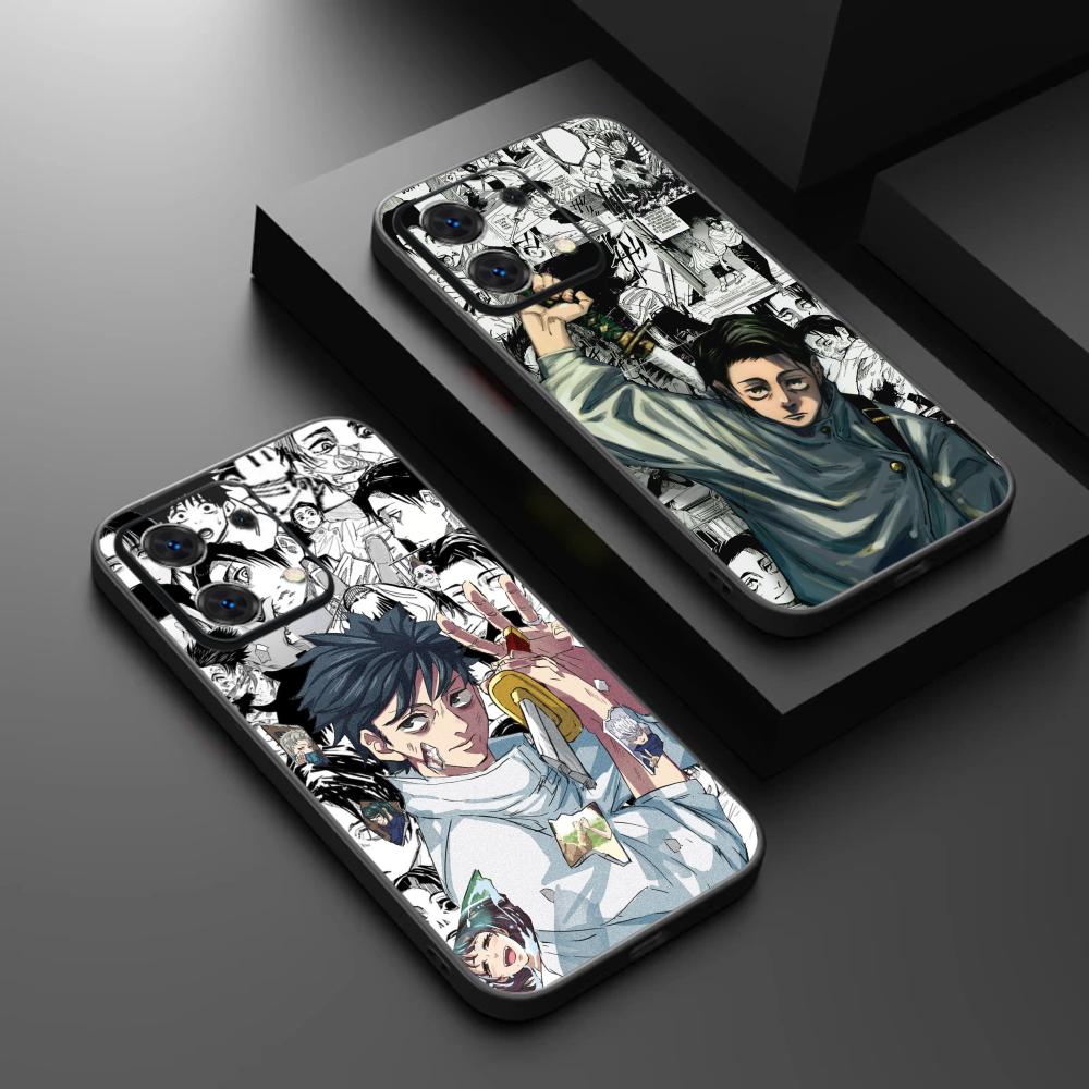 Okkotsu yuta cool anime man poster Phone Case For Redmi Note 14 13 12 11 Pro Plus S 5G 14C A3 Soft Black Phone Cover