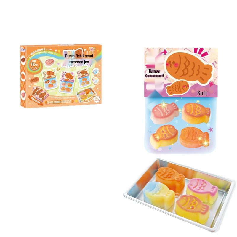 Mr. Toy Mini DIY Cat Paw Cheese Soft Rubber Toy for Kids