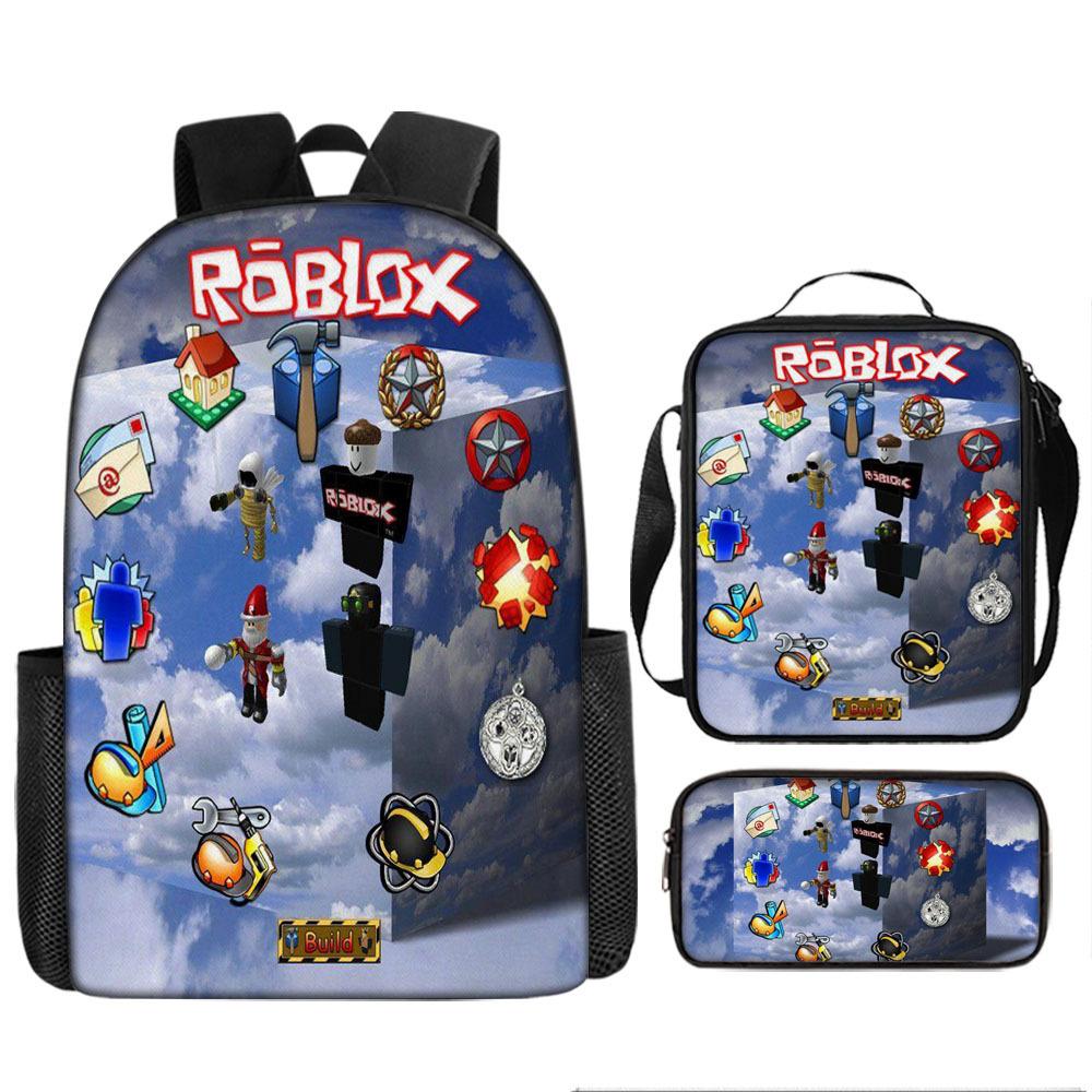 Robles Backpack Three-Piece Children'S Cartoon Backpack Large Capacity School Bag