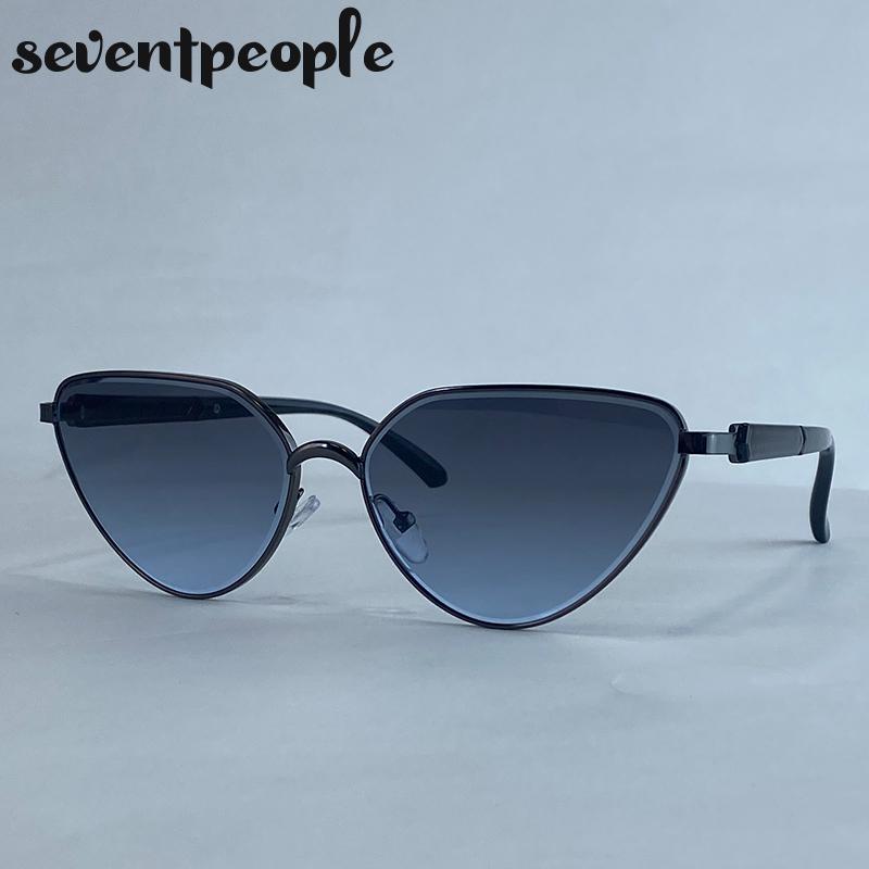Trendy Sexy Cat Eye Sunglasses Women Luxury Brand Vintage Punk Outdoor Sun Glasses For Ladies Classic Cateye Shades UV400