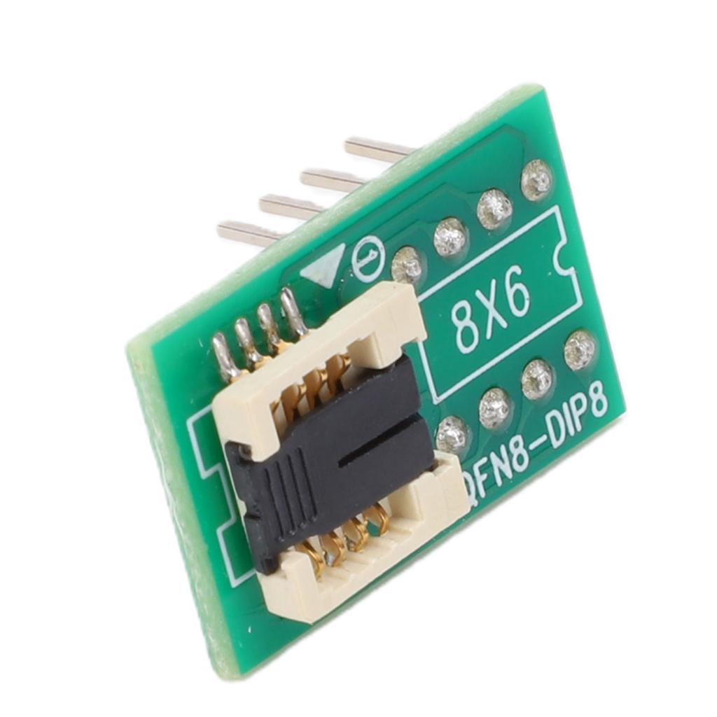 QFN8 WSON8 MLF8 MLP8 DFN8 to DIP8 Socket Adapter Chipset Conversion Adapter for 8x6MM Chip IC Programming and Testing