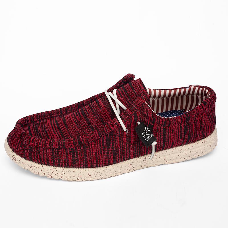 Breathable Men  Casual Shoes Lightweight Walking Shoes Elastic Fashion Loafers Male Slip-on Flats Big Size 39-47 39