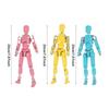 3D Printed Mannequin Toy 20cm Multi-Jointed Robot Multi-Articular Action Figures Full Body Activity Robot for Kids Adults