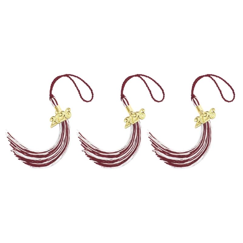 2026 Commencement Tassels Featuring Secure Clip Rayon Fabric For Academic And Home Decoration