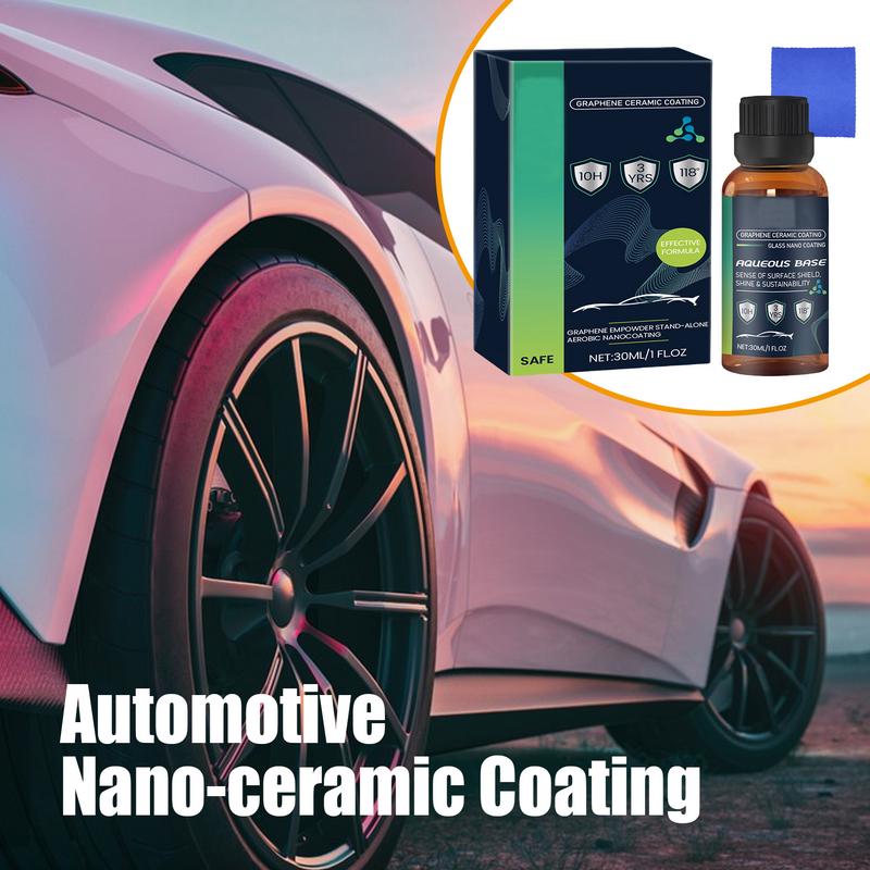Nano Ceramic Coating For Cars Quick Effect Coating Agent 30ml Car Paint Scratch Repair Safe Renewal Agent For Trucks RVs