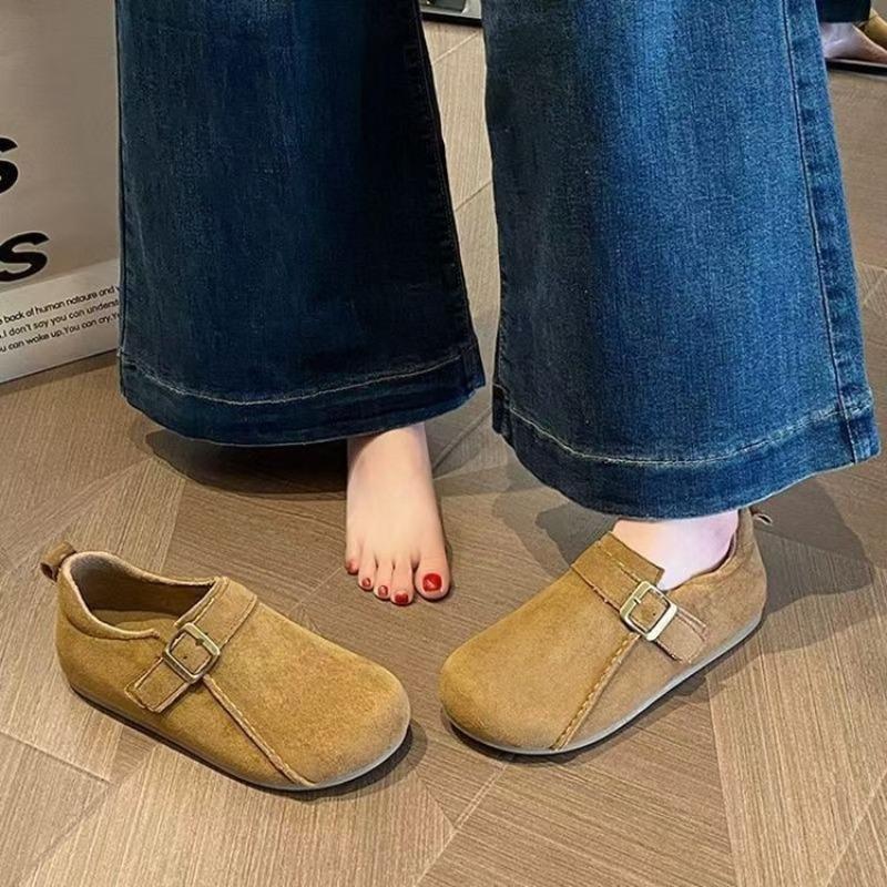 Versatile and Comfortable All-inclusive Women's Autumn New Lazy One-pedal Doudou Shoes