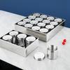 Xinjigaoge Extra Thick Stainless Steel Food Sample Box Set